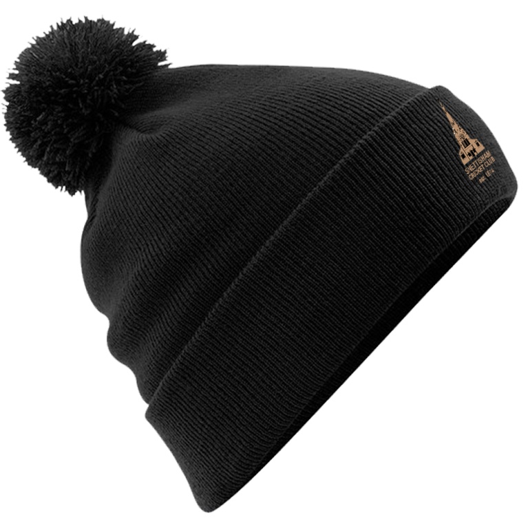 Original Pom Pom Beanie : Black